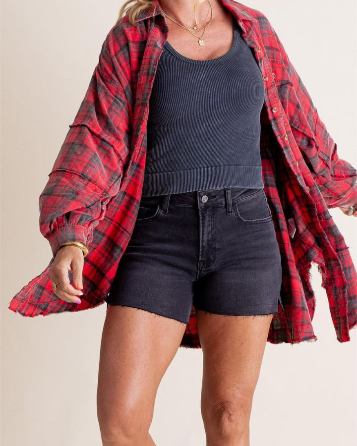 MIRABELLE - STYLISH OVERSIZED FLANNEL