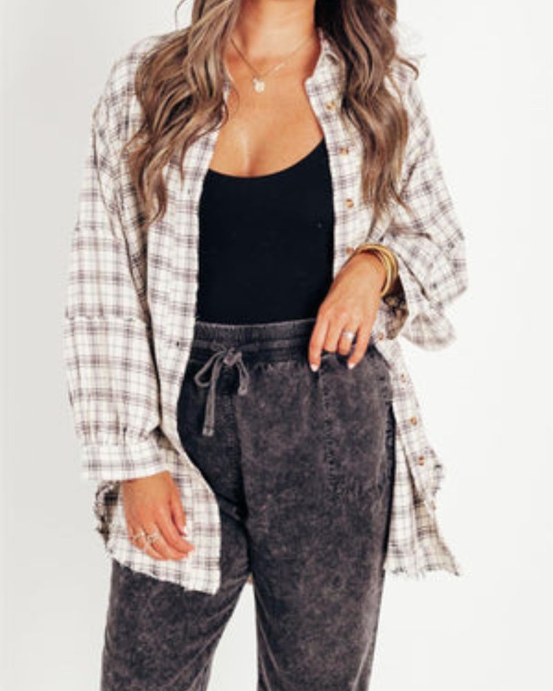 MIRABELLE - STYLISH OVERSIZED FLANNEL