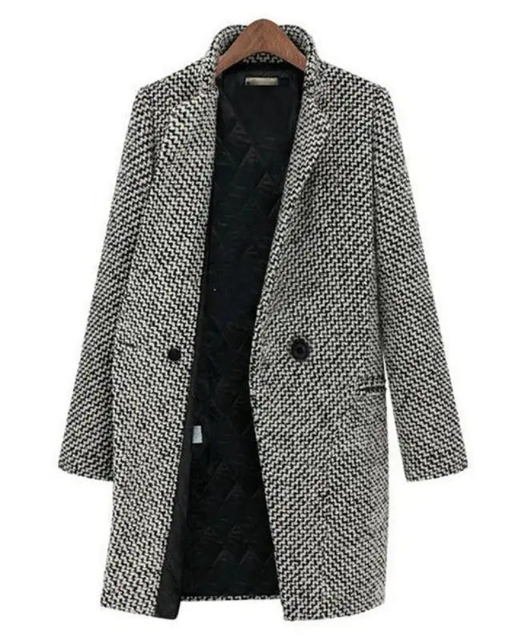 LAINEZ - Long wool jacket