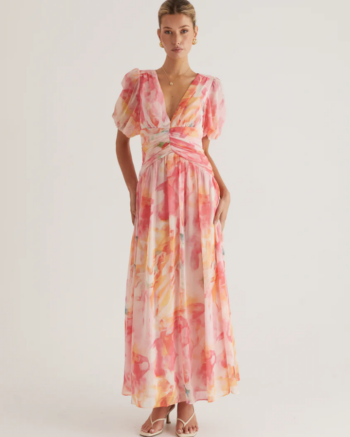 ILANA - ROBE MAXI ROMANTIQUE
