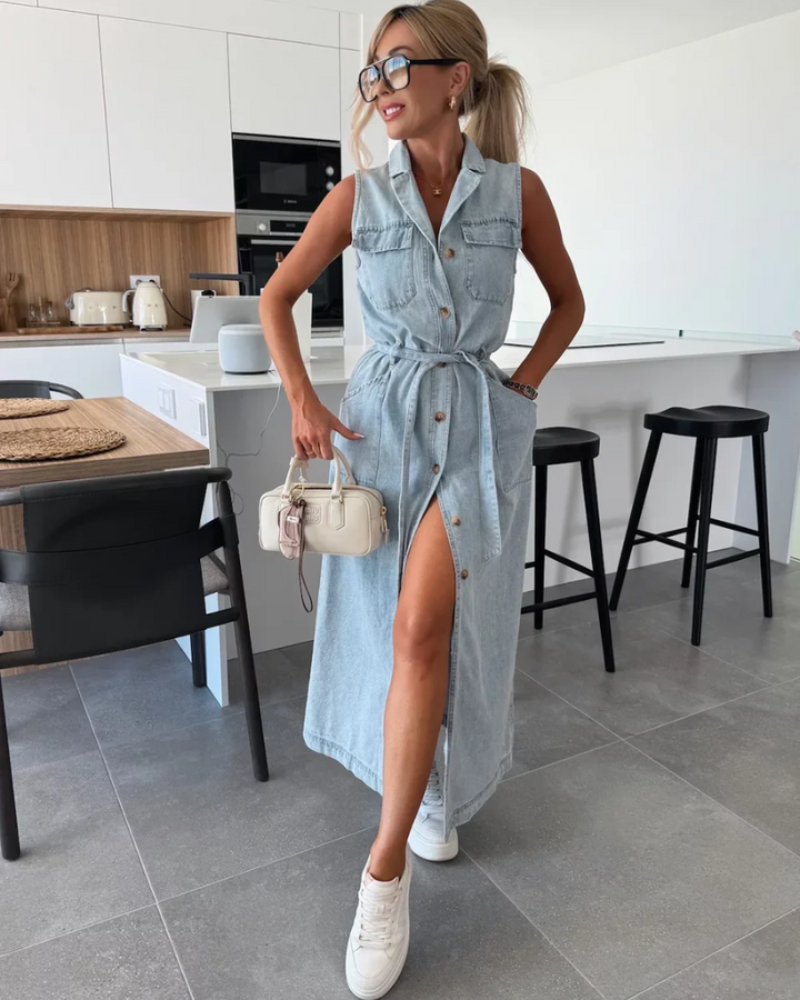 DANI - Denim Maxi Dress