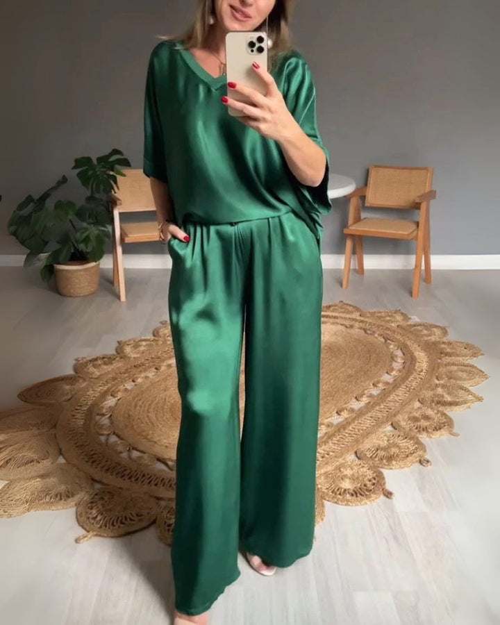 DALORES - SATIN 2 PIECE SET