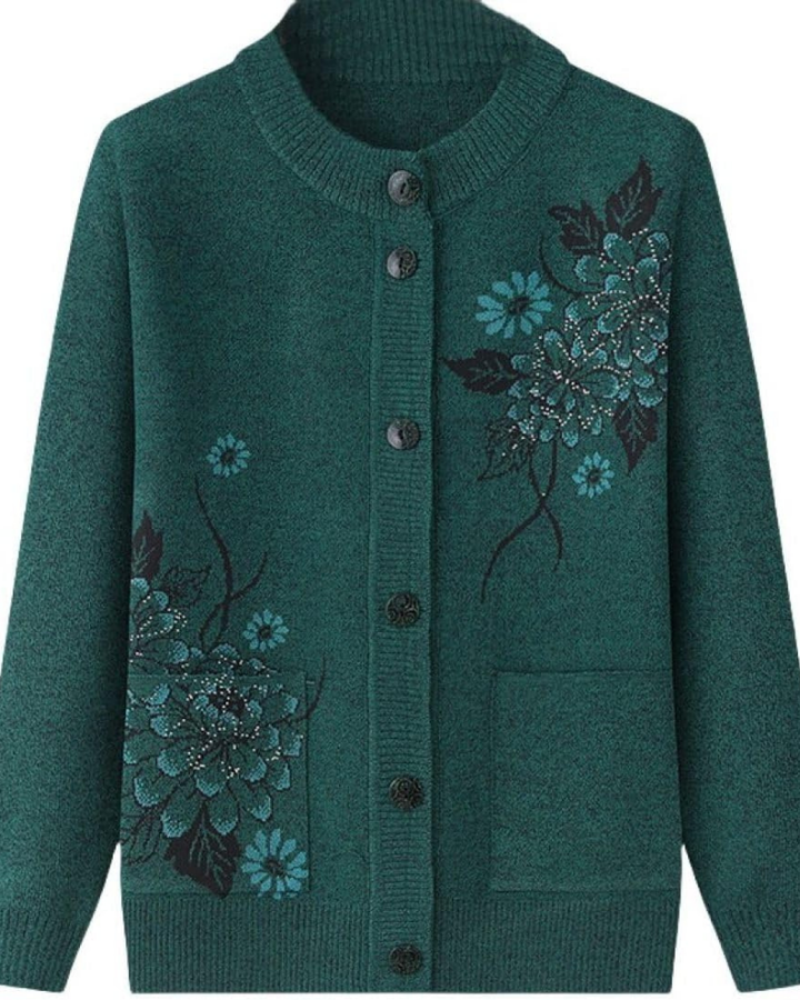 HOIE - Floral Charm Knit Cardigan