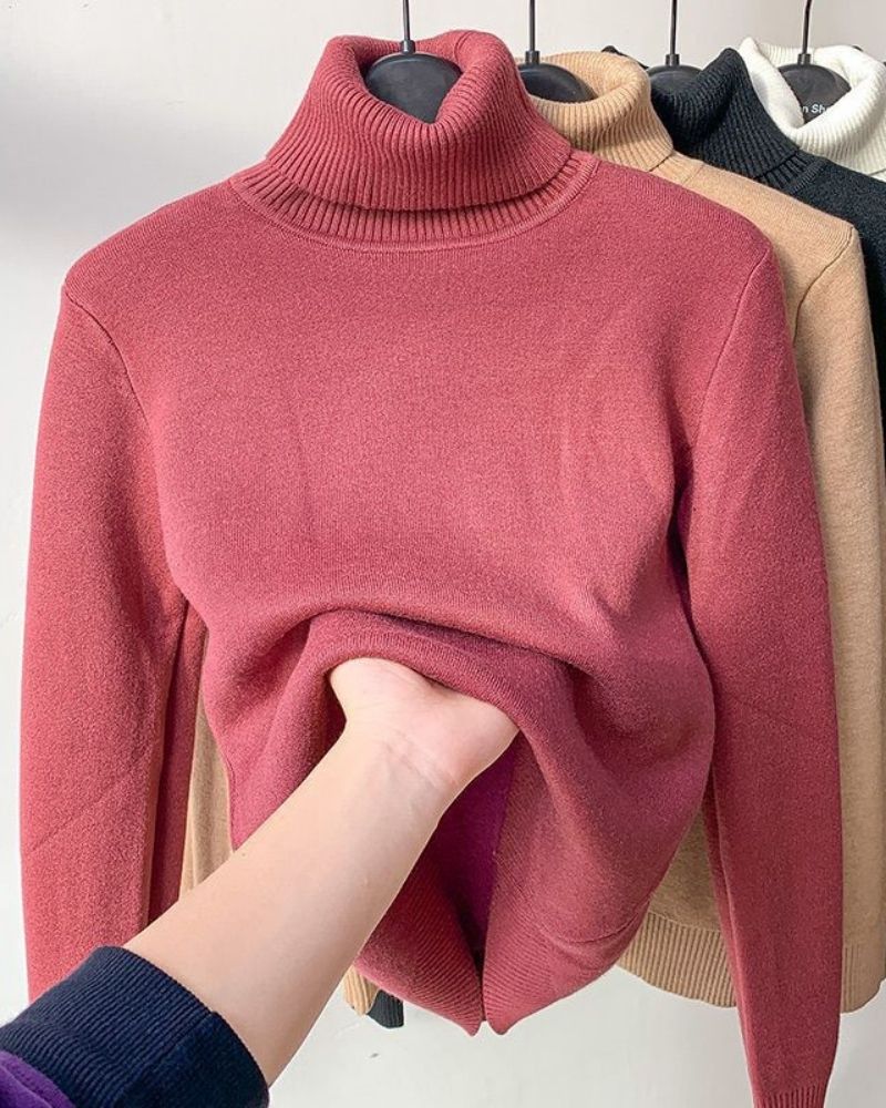 YVEA - WARM TURTLENECK PULLOVER