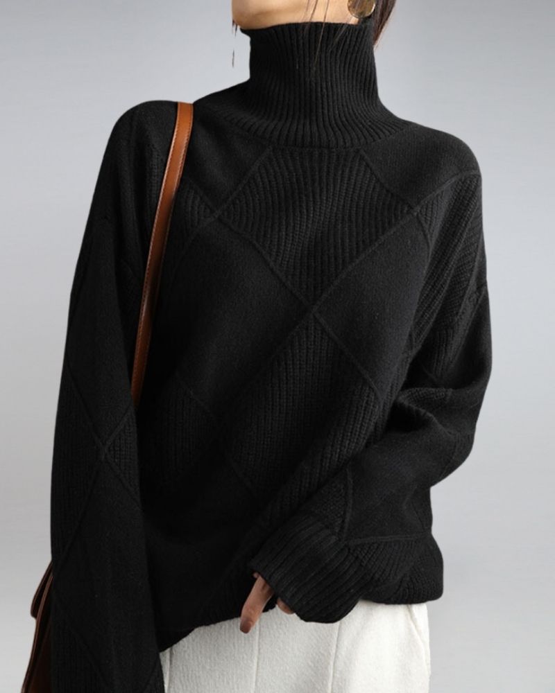 ADELIA - Chic Turtleneck Jumper
