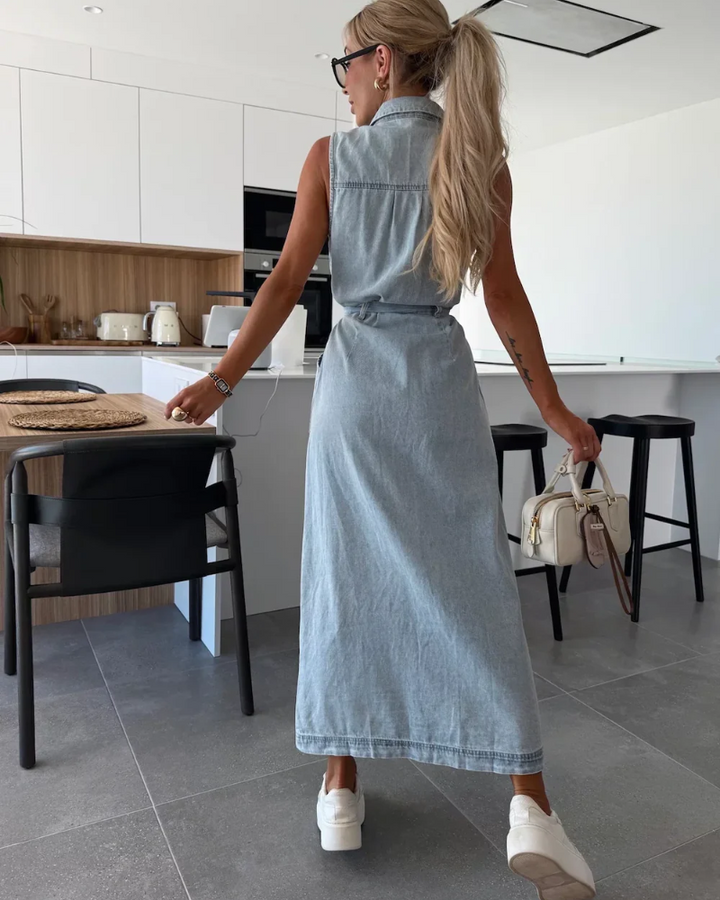 DANI - Denim Maxi Dress