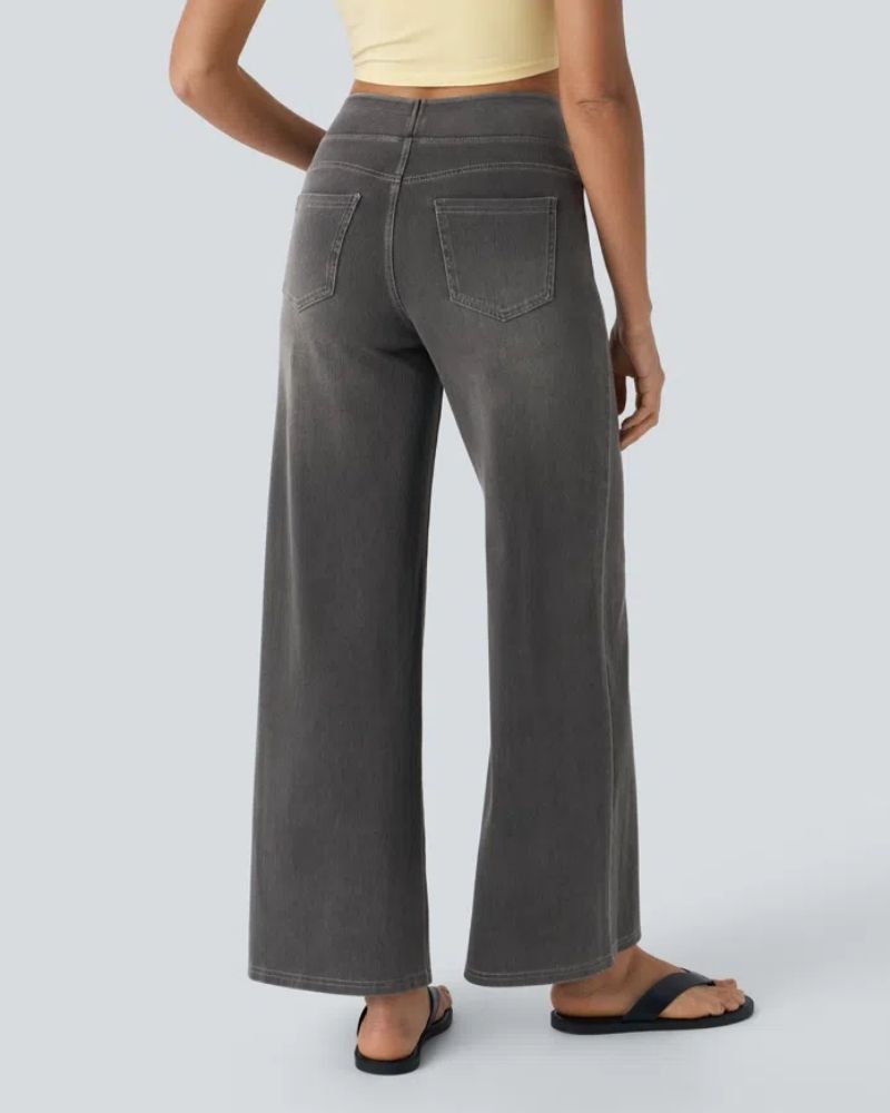 BAMIA - Super Stretch Wide Leg Jeans