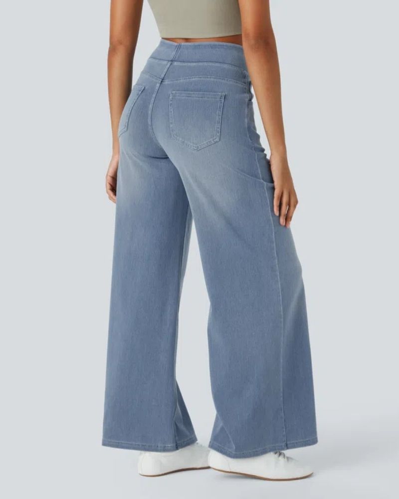 BAMIA - Super Stretch Wide Leg Jeans