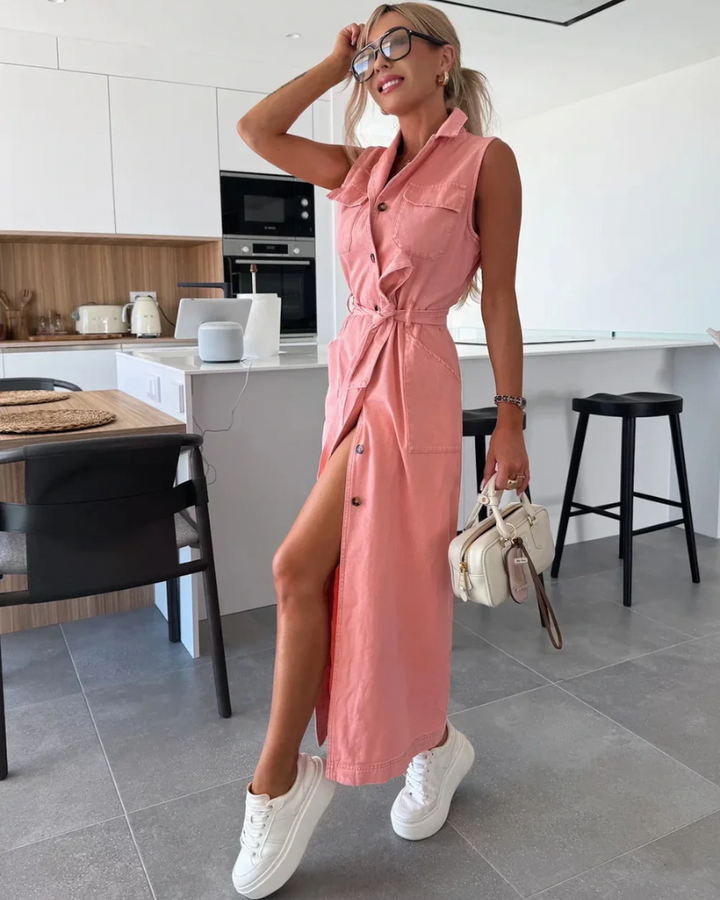 DANI - Denim Maxi Dress