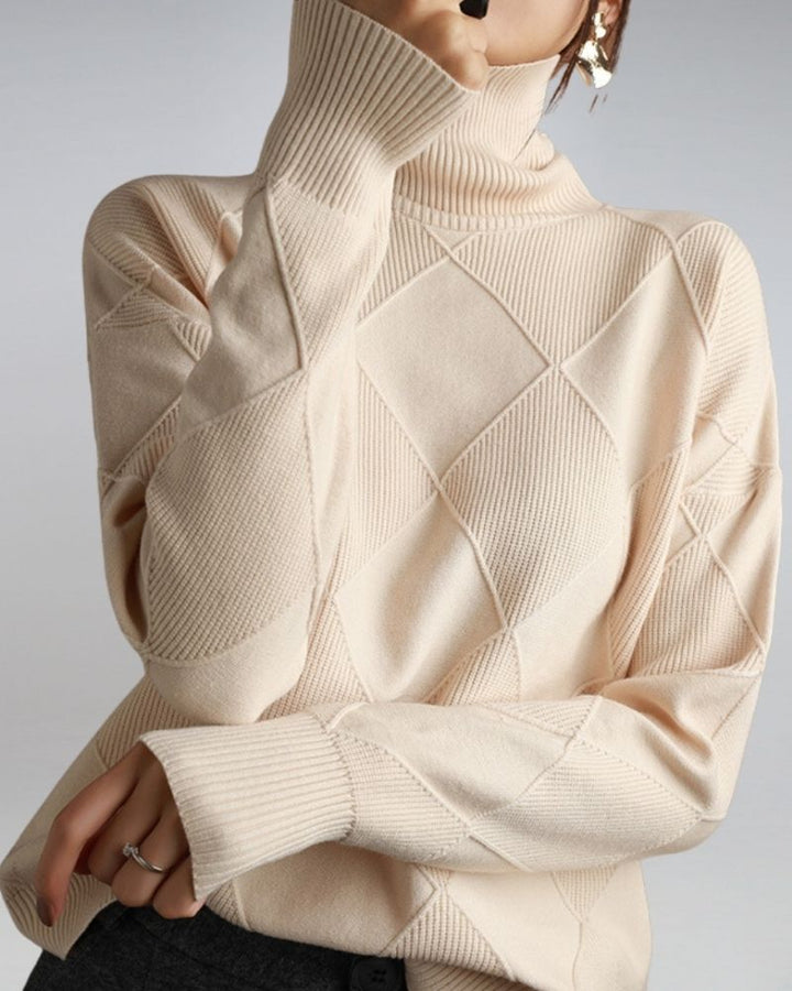 ADELIA - Chic Turtleneck Jumper