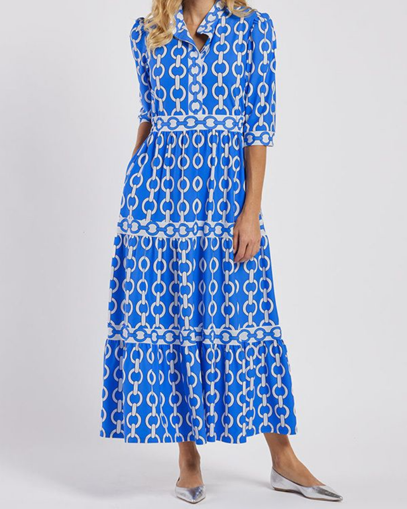 NAELIA - BOHO PRINTED DRESS