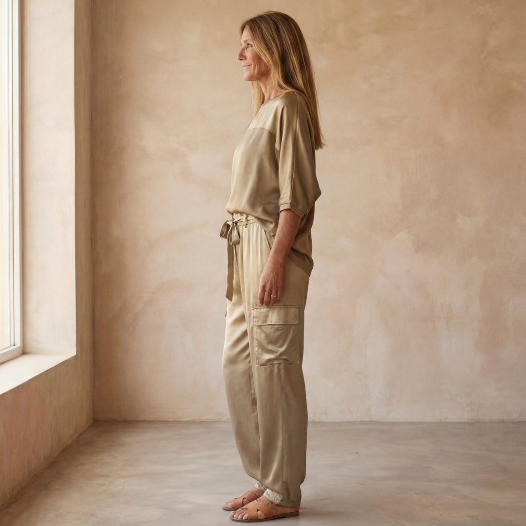 Bohme - Satin Half-Sleeve Set