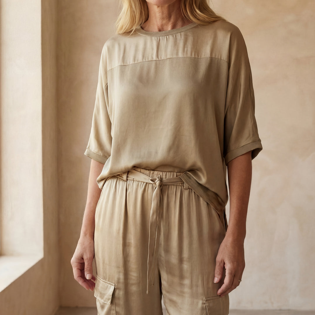 Bohme - Satin Half-Sleeve Set