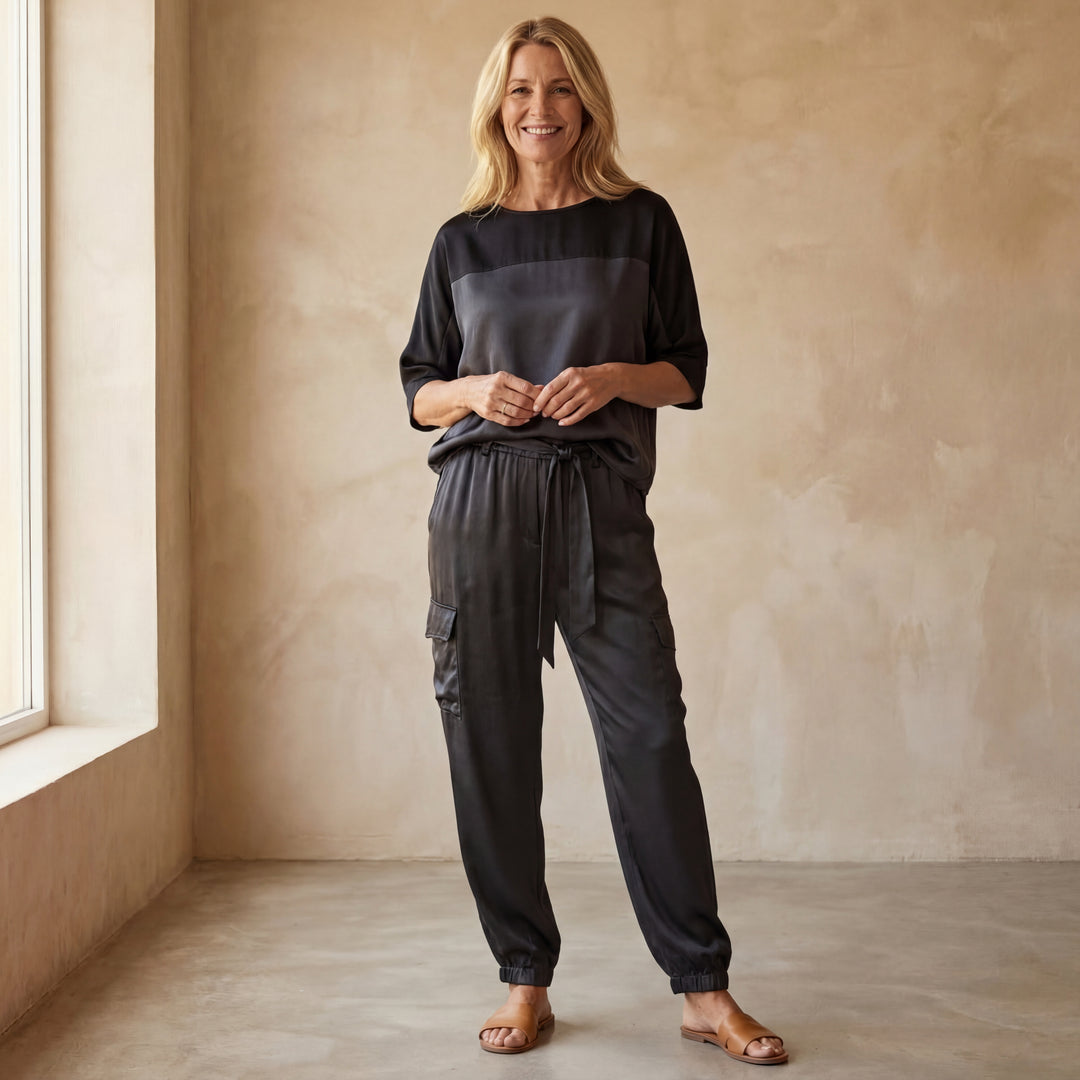 Bohme - Satin Half-Sleeve Set