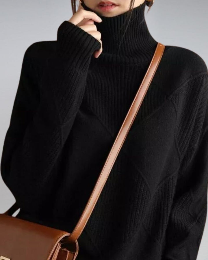 ADELIA - Chic Turtleneck Jumper