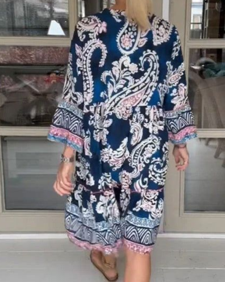 SIERADE - BOHO PRINTED DRESS