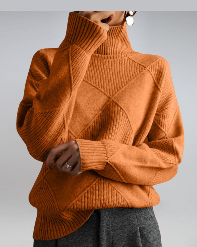 ADELIA - Chic Turtleneck Jumper