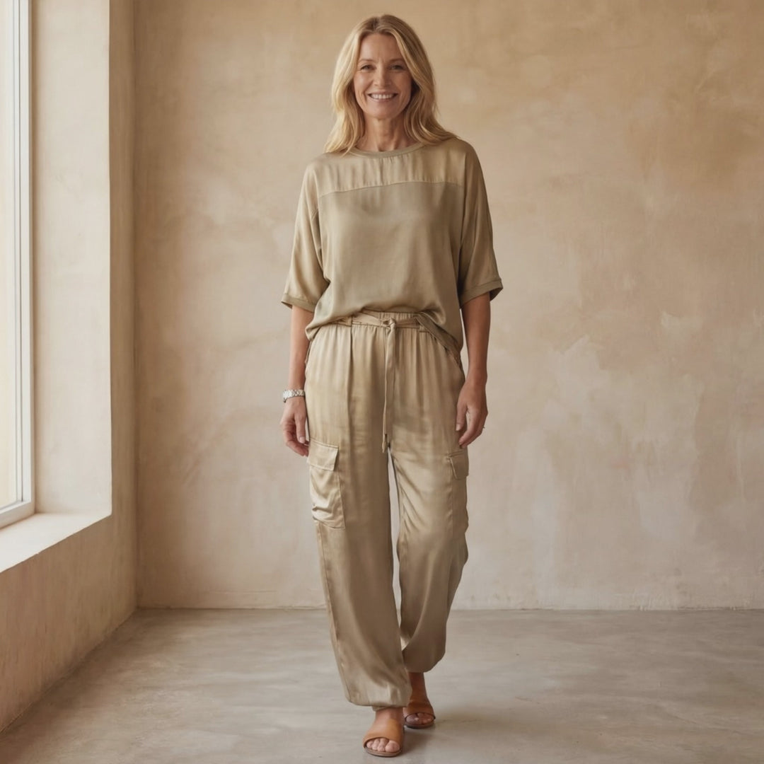 Bohme - Satin Half-Sleeve Set